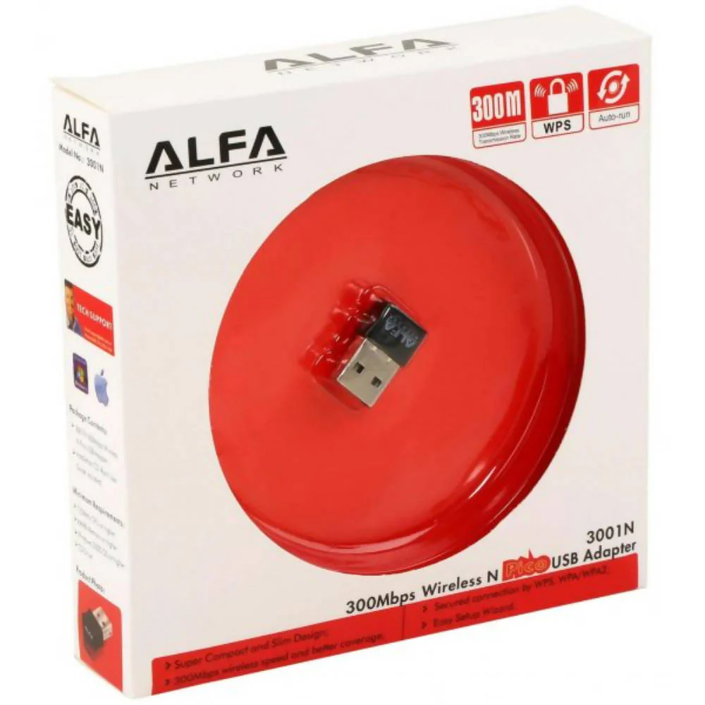 ALFA Network-Wifi USB Adapter-300 Mbps- Original Product-High Speed