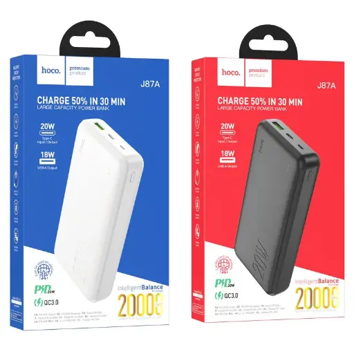 HOCO Power Bank PD20W+QC3.0 20000 mah
