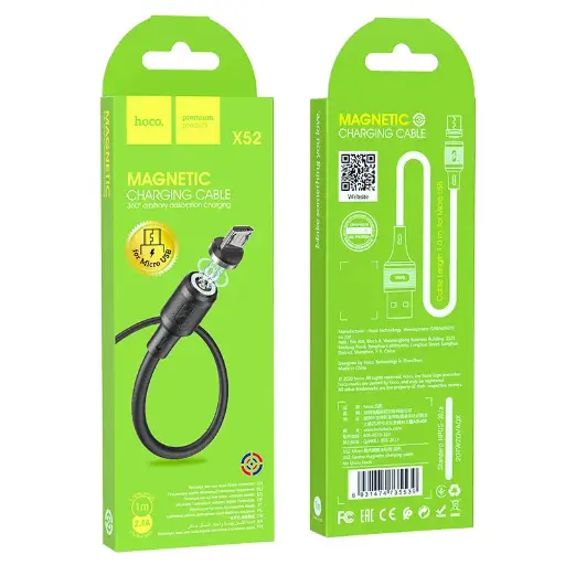 HOCO USB to Micro-USB Magnetic Charging Cable X-52