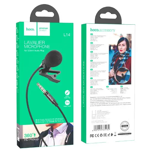 HOCO Microphone lavalier for 3.5mm “L14”