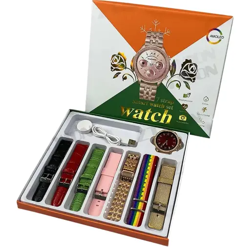 Ladies Smart Watch Gen-9 with 7 straps