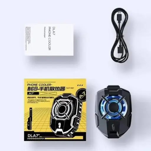 MEMO DLA7 Mobile Phone Radiator Phone Cooling Fan Case Cold Wind Handle Fan for PUBG Mobile Gaming Phone Cooler Phone